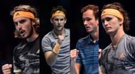 Next-Gen (Left to Right): Tsitsipas, Thiem, Medvedev, Zverev
